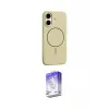 ieg™ iPhone 17 Kılıf Yankı Form Serisi - Siyah Bilvis 5in1 3D Magic Cam Ekran Koruyucu