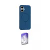 ieg™ iPhone 17 Kılıf Yankı Form Serisi - Siyah Bilvis 5in1 3D Magic Cam Ekran Koruyucu