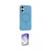 ieg™ iPhone 17 Kılıf Yankı Form Serisi - Siyah Bilvis 5in1 3D Magic Cam Ekran Koruyucu