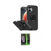 ieg™ iPhone 17 Kılıf Yörünge Çizgi - Şeffaf 360 Full Body Arka Koruyucu