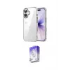 ieg™ iPhone 17 Kılıf Yörünge Form - Siyah Bilvis 5in1 3D Magic Cam Ekran Koruyucu