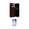 ieg™ iPhone 17 Pro Kılıf Ahenk Serisi - Siyah Bilvis 5in1 3D Magic Cam Ekran Koruyucu