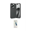 ieg™ iPhone 17 Pro Kılıf Eksen Form Prime - Şeffaf Pasifik Cam Ekran Koruyucu