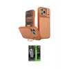 ieg™ iPhone 17 Pro Kılıf İz Modern Prime - Şeffaf 360 Full Body Arka Koruyucu