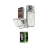 ieg™ iPhone 17 Pro Kılıf İz Modern Prime - Siyah 360 Mat Full Body Arka Koruyucu