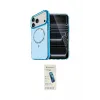 ieg™ iPhone 17 Pro Kılıf Kıvılcım Form Prime - Şeffaf Pasifik Cam Ekran Koruyucu