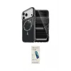 ieg™ iPhone 17 Pro Kılıf Kıvılcım Form Prime - Şeffaf Pasifik Cam Ekran Koruyucu