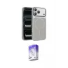 ieg™ iPhone 17 Pro Kılıf Kıvılcım Klasik - Siyah Bilvis 5in1 3D Magic Cam Ekran Koruyucu