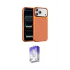 ieg™ iPhone 17 Pro Kılıf Kıvılcım Klasik - Siyah Bilvis 5in1 3D Magic Cam Ekran Koruyucu