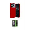 ieg™ iPhone 17 Pro Kılıf Kozmos Yansıma Özel Seri - Şeffaf 360 Full Body Arka Koruyucu