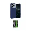 ieg™ iPhone 17 Pro Kılıf Kozmos Yansıma Özel Seri - Şeffaf 360 Full Body Arka Koruyucu
