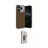 ieg™ iPhone 17 Pro Kılıf Kozmos Yansıma Özel Seri - Siyah Bilvis 3D Cam Ekran Koruyucu
