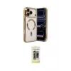 ieg™ iPhone 17 Pro Kılıf Nova Işık Özel Seri - Siyah Joko Magic 5D Hayalet Cam