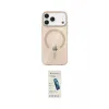 ieg™ iPhone 17 Pro Kılıf Pusula Form Özel Seri - Şeffaf Pasifik Cam Ekran Koruyucu