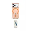 ieg™ iPhone 17 Pro Kılıf Pusula Form Özel Seri - Şeffaf Pasifik Cam Ekran Koruyucu
