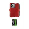 ieg™ iPhone 17 Pro Kılıf Siluet Işık Serisi - Şeffaf 360 Full Body Arka Koruyucu