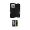 ieg™ iPhone 17 Pro Kılıf Siluet Işık Serisi - Şeffaf 360 Full Body Arka Koruyucu
