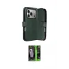 ieg™ iPhone 17 Pro Kılıf Siluet Işık Serisi - Şeffaf 360 Full Body Arka Koruyucu