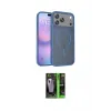 ieg™ iPhone 17 Pro Kılıf Siluet Minimal Prime - Siyah 360 Mat Full Body Arka Koruyucu