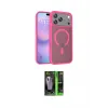 ieg™ iPhone 17 Pro Kılıf Siluet Minimal Prime - Siyah 360 Mat Full Body Arka Koruyucu