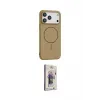 ieg™ iPhone 17 Pro Kılıf Yankı Form Serisi - Siyah Bilvis 3D Cam Ekran Koruyucu