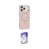 ieg™ iPhone 17 Pro Kılıf Yankı Form Serisi - Siyah Bilvis 5in1 3D Magic Cam Ekran Koruyucu
