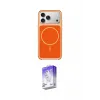 ieg™ iPhone 17 Pro Kılıf Yankı Minimal Serisi - Siyah Bilvis 5in1 3D Magic Cam Ekran Koruyucu