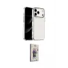 ieg™ iPhone 17 Pro Kılıf Yörünge Form - Siyah Bilvis 3D Cam Ekran Koruyucu