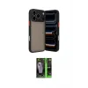ieg™ iPhone 17 Pro Max Kılıf Ahenk Çizgi Serisi - Şeffaf 360 Full Body Arka Koruyucu