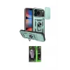 ieg™ iPhone 17 Pro Max Kılıf Ahenk Klasik - Şeffaf 360 Full Body Arka Koruyucu