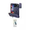 ieg™ iPhone 17 Pro Max Kılıf Ahenk Klasik - Şeffaf Pasifik Cam Ekran Koruyucu