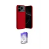 ieg™ iPhone 17 Pro Max Kılıf Ahenk Serisi - Siyah Bilvis 5in1 3D Magic Cam Ekran Koruyucu