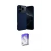 ieg™ iPhone 17 Pro Max Kılıf Ahenk Serisi - Siyah Bilvis 5in1 3D Magic Cam Ekran Koruyucu