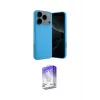 ieg™ iPhone 17 Pro Max Kılıf Ahenk Serisi - Siyah Bilvis 5in1 3D Magic Cam Ekran Koruyucu