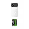 ieg™ iPhone 17 Pro Max Kılıf Ahenk Yansıma Prime - Şeffaf 360 Full Body Arka Koruyucu