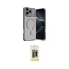 ieg™ iPhone 17 Pro Max Kılıf Çekirdek Klasik Özel Seri - Siyah Joko Magic 5D Hayalet Cam