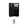 ieg™ iPhone 17 Pro Max Kılıf Doruk Klasik Özel Seri - Siyah Joko Magic 5D Cam