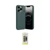 ieg™ iPhone 17 Pro Max Kılıf Doruk Klasik Özel Seri - Siyah Joko Magic 5D Hayalet Cam