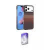 ieg™ iPhone 17 Pro Max Kılıf Doruk Serisi - Siyah Bilvis 5in1 3D Magic Cam Ekran Koruyucu