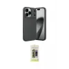 ieg™ iPhone 17 Pro Max Kılıf Eksen Form Prime - Siyah Joko Magic 5D Hayalet Cam