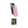 ieg™ iPhone 17 Pro Max Kılıf İz Işık Koleksiyonu - Şeffaf 360 Full Body Arka Koruyucu