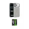 ieg™ iPhone 17 Pro Max Kılıf Kıvılcım Klasik - Siyah 360 Mat Full Body Arka Koruyucu