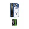ieg™ iPhone 17 Pro Max Kılıf Kıvılcım Prime - Şeffaf 360 Full Body Arka Koruyucu