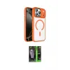 ieg™ iPhone 17 Pro Max Kılıf Kıvılcım Prime - Şeffaf 360 Full Body Arka Koruyucu
