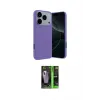 ieg™ iPhone 17 Pro Max Kılıf Kozmos Yansıma Özel Seri - Şeffaf 360 Full Body Arka Koruyucu