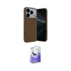 ieg™ iPhone 17 Pro Max Kılıf Kozmos Yansıma Özel Seri - Siyah Bilvis 5in1 5D Magic Hayalet Cam Ekran Koruyucu