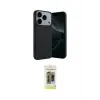 ieg™ iPhone 17 Pro Max Kılıf Kozmos Yansıma Özel Seri - Siyah Joko Magic 5D Hayalet Cam