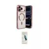 ieg™ iPhone 17 Pro Max Kılıf Nova Işık Özel Seri - Şeffaf Pasifik Cam Ekran Koruyucu