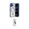 ieg™ iPhone 17 Pro Max Kılıf Nova Işık Özel Seri - Şeffaf Pasifik Cam Ekran Koruyucu