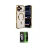 ieg™ iPhone 17 Pro Max Kılıf Nova Işık Özel Seri - Siyah 360 Mat Full Body Arka Koruyucu